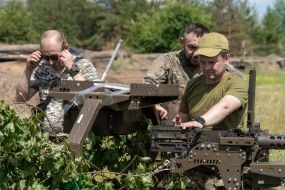 Тренировка военнослужащих 33 ОМБр в период адаптации в бригаде после БЗВП