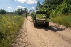 Тренировка военнослужащих 33 ОМБр в период адаптации в бригаде после БЗВП