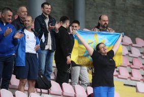 Вболівальники на трибунах