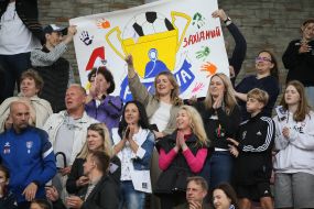 Fans in the stands