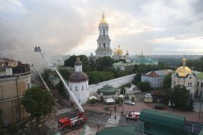 Последствия обстрела Киева