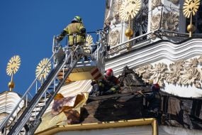 The Assumption Cathedral of the Kyiv Pechersk Lavra was damaged by a Russian drone attack
