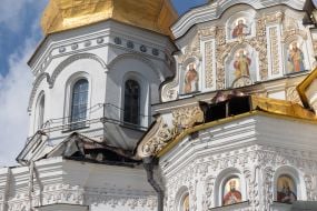 The Assumption Cathedral of the Kyiv Pechersk Lavra was damaged by a Russian drone attack
