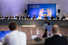 Tatyana Berezhnaya, Denys Shmyhal, Yulia Svyrydenko, Kirill Budanov and Iryna Mudra