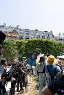 A protest action by the Iranian opposition in exile took place in Paris (France)
