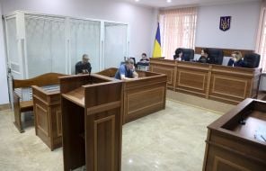 Court hearing in the case of Russian soldier Fyodor Zaykov, accused of committing war crimes
