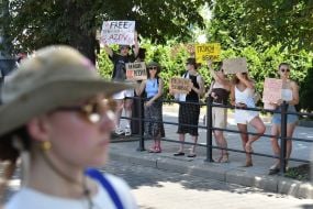 A memorial event for prisoners of war, "Don't Be Silent! Captivity Kills," in Lviv.