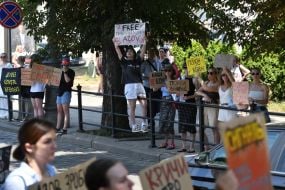 A memorial event for prisoners of war, "Don't Be Silent! Captivity Kills," in Lviv.