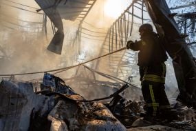 Последствия обстрела в Харькове