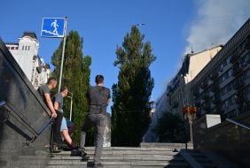 Наслідки масованого обстрілу Києва