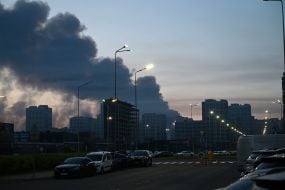 Последствия массированного обстрела Киева
