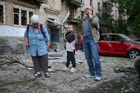 Последствия массированного обстрела Киева
