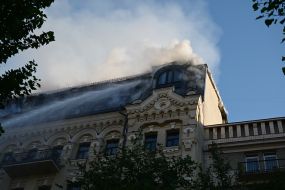 Последствия массированного обстрела Киева