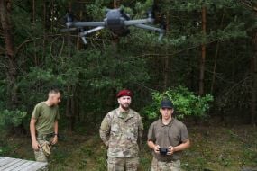 Military training course for Ukrainian teenagers near Lviv