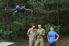 Курс військової підготовки для українських підлітків поблизу Львова