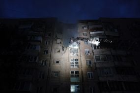 Наслідки масованого удару  з використанням дронів, балістичних та крилатих ракет по Києву