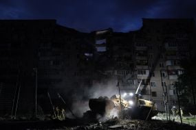 Наслідки масованого удару  з використанням дронів, балістичних та крилатих ракет по Києву