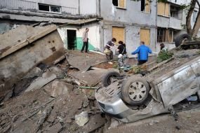 Наслідки масованого удару  з використанням дронів, балістичних та крилатих ракет по Києву