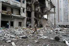 Наслідки масованого удару  з використанням дронів, балістичних та крилатих ракет по Києву