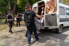 Погибший в результате обстрела Харькова