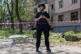 Последствия обстрела Харькова