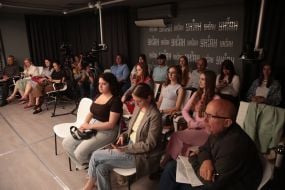 Press conference participants