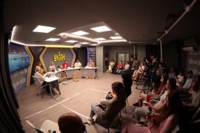 Press conference participants