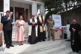 A new home for homeless people has opened in Kyiv.