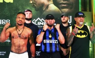 Official weigh-in ceremony at the Arena Championship tournament in Kyiv