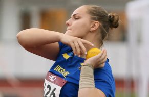 Участница Чемпионата Украины по легкой атлетике