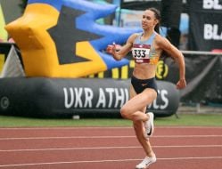 Участница Чемпионата Украины по легкой атлетике