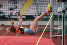 Участница Чемпионата Украины по легкой атлетике