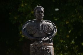 Memorial sign to Hetman Ivan Mazepa