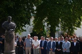 Unveiling of the memorial sign to Hetman Ivan Mazepa