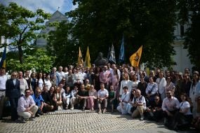 Unveiling of the memorial sign to Hetman Ivan Mazepa