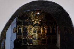 Distant caves in the Kyiv Pechersk Lavra National Reserve