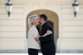 Volodymyr Zelenskyy and Ursula von der Leyen