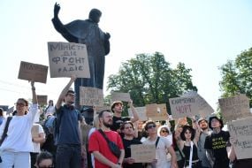 Action in support of Mykhailo Fedorov in Lviv