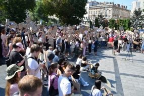 Action in support of Mykhailo Fedorov in Lviv