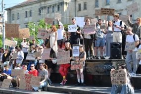 Action in support of Mykhailo Fedorov in Lviv