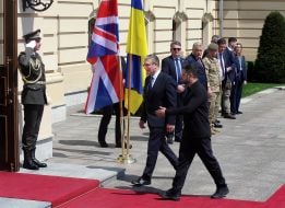 Volodymyr Zelenskyy and Keir Starmer