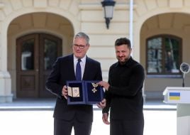 Visit of British Prime Minister Keir Starmer to Ukraine, July 16, 2026.
