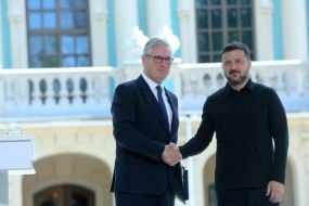 Volodymyr Zelenskyy and Keir Starmer