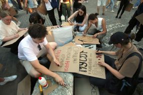 Action in support of Mykhailo Fedorov in Kyiv