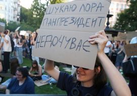 Action in support of Mykhailo Fedorov in Kyiv