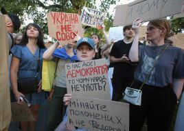 Action in support of Mykhailo Fedorov in Kyiv