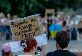 Action in support of Mykhailo Fedorov in Uzhhorod