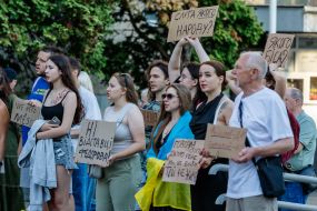 Action in support of Mykhailo Fedorov in Uzhhorod