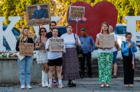 Action in support of Mykhailo Fedorov in Uzhhorod