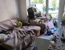 Последствия обстрела Киева